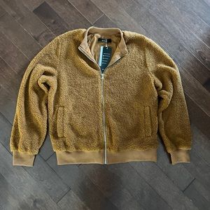 Mirol | Zip Up Sweater in Camel NWT